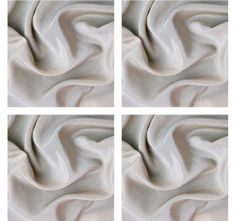 Coasters with elegant soft fabric texture - TenStickers