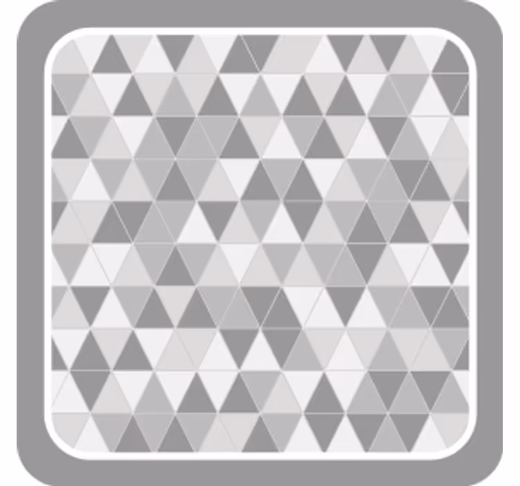 Coasters geometric triangle design - TenStickers