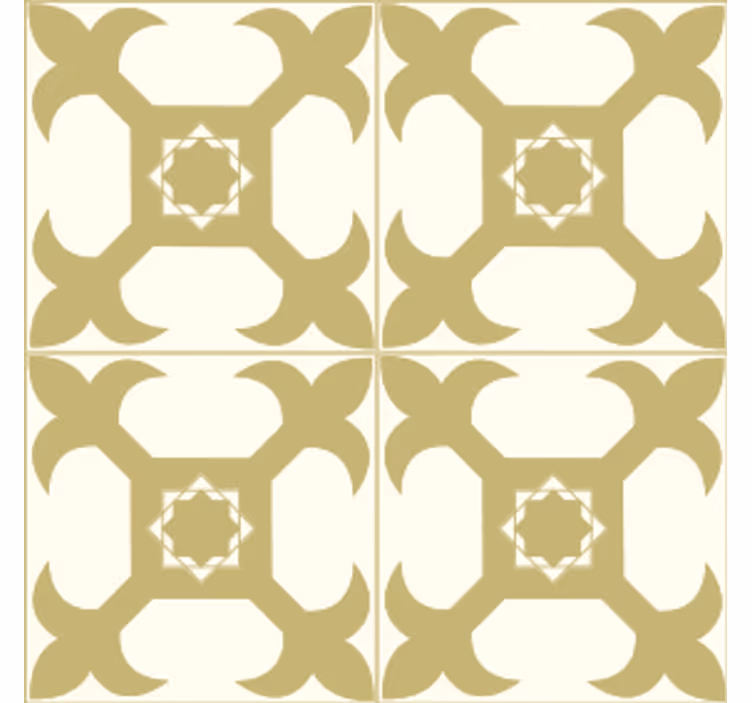 Symmetrical pattern coasters - TenStickers