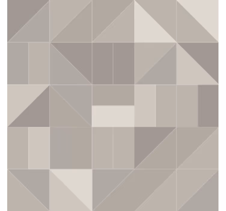 Coasters with geometric triangle design - TenStickers