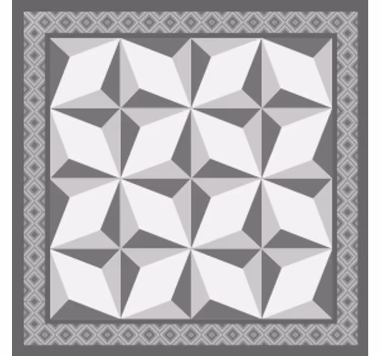 Coasters with geometric layered designs - TenStickers