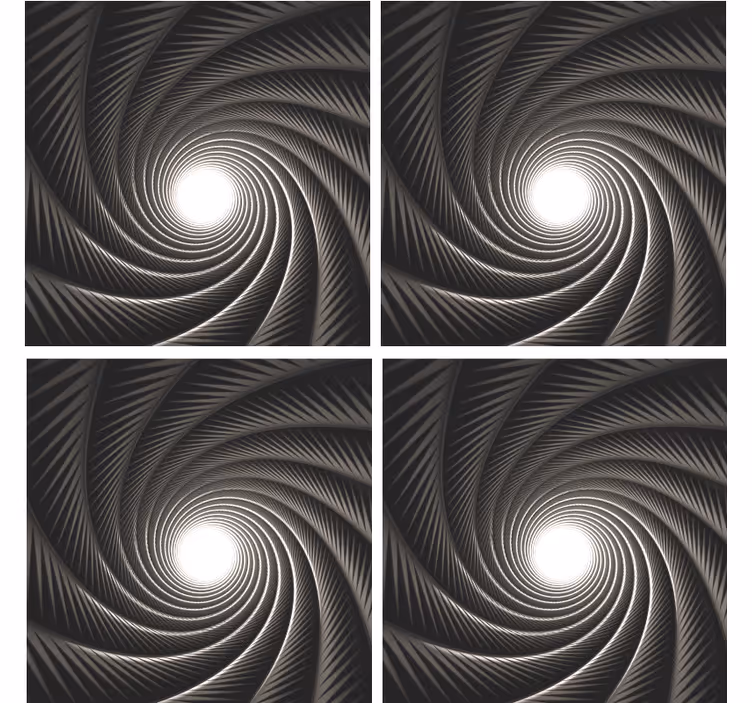 Coasters with fluid motion design - TenStickers