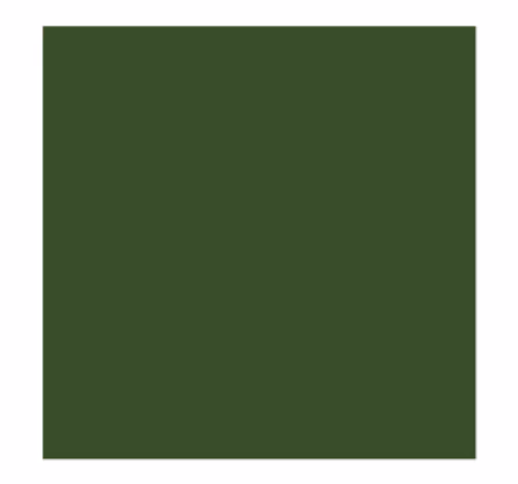 Modern coaster with square green surface - TenStickers