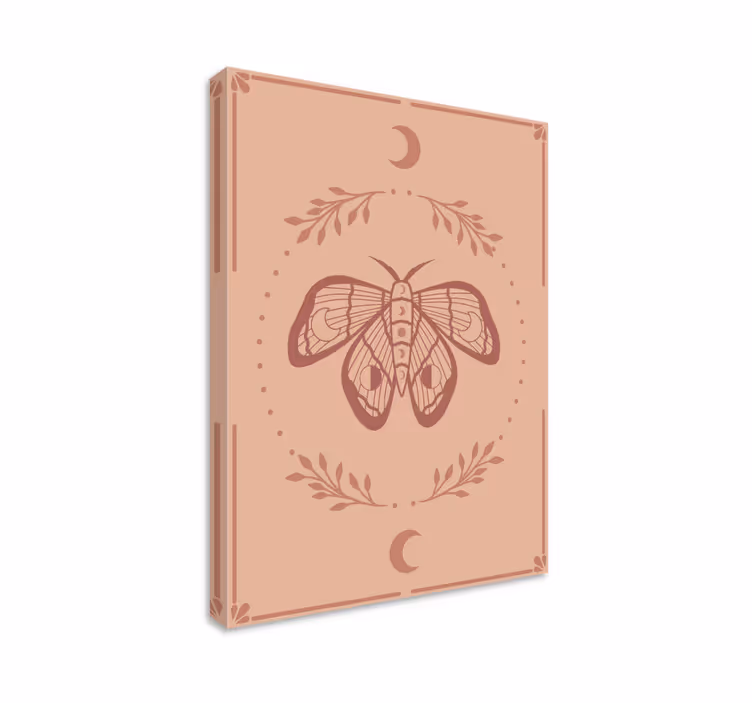 Boho butterfly butterfly canvas - TenStickers