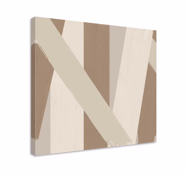 Beige canvas print in the color arena - TenStickers