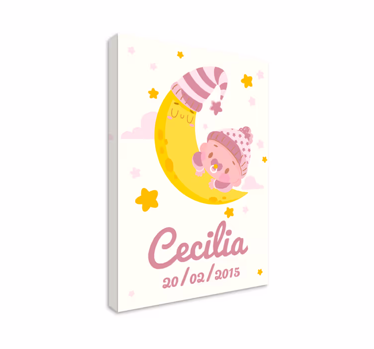 Cocktail canvas lunar joy embrace - TenStickers