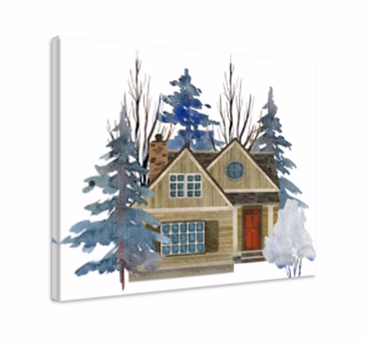 Rustic style rustic canvas art - TenStickers