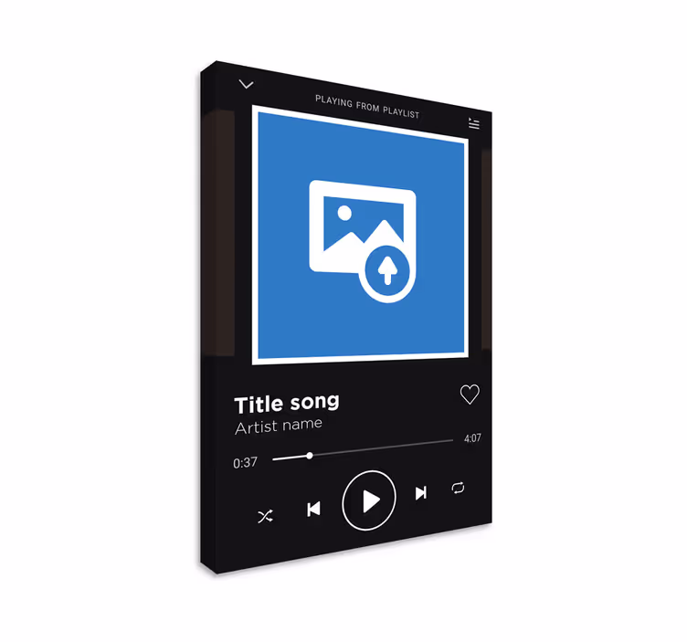 Spotify music playing canvas art - TenStickers