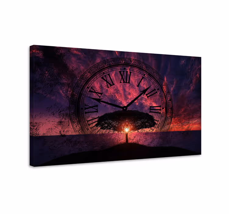 Inevitable time flow canvas art prints - TenStickers