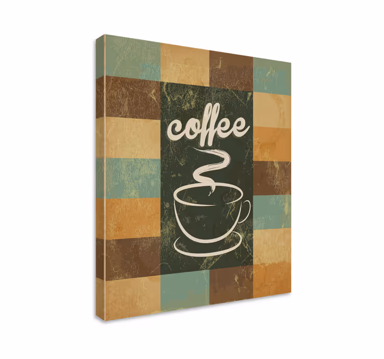 Coffee Bar canvas art print - TenStickers