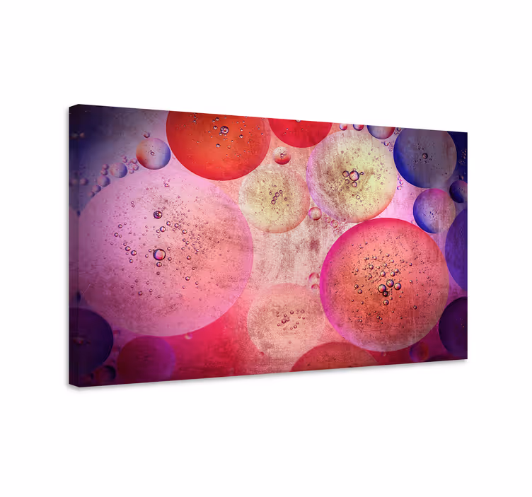 Abstract wall art 1 bubble patterns design - TenStickers
