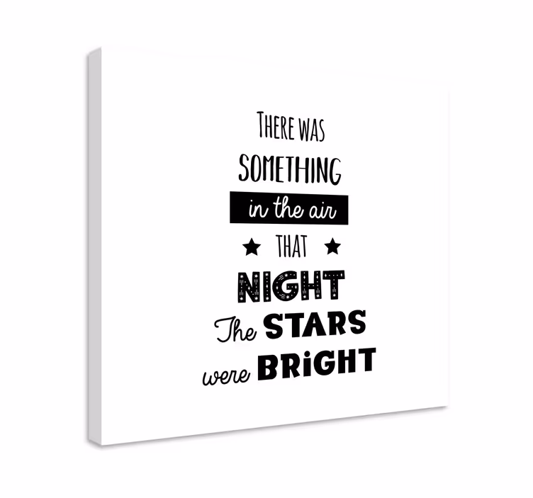 Song lyrics something in the air music canvas - TenStickers
