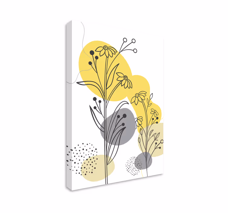 Pantone plants nordic art prints - TenStickers