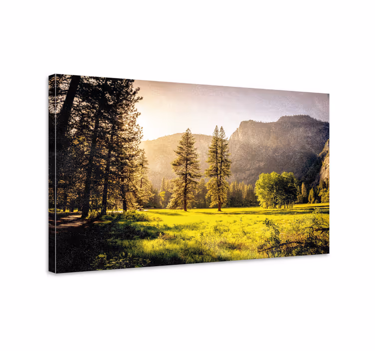 Landscape canvas majestic mountain scenery - TenStickers