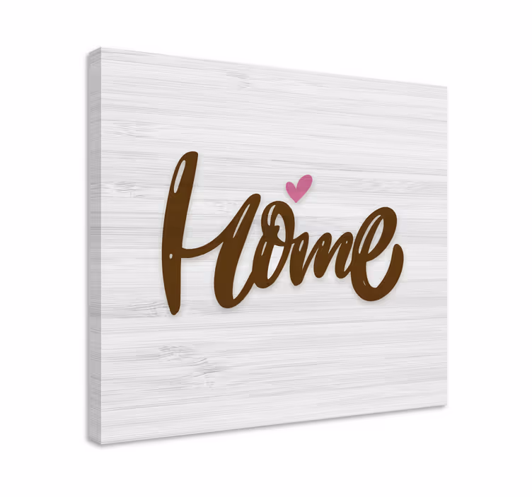 Quote canvas home sweet home - TenStickers