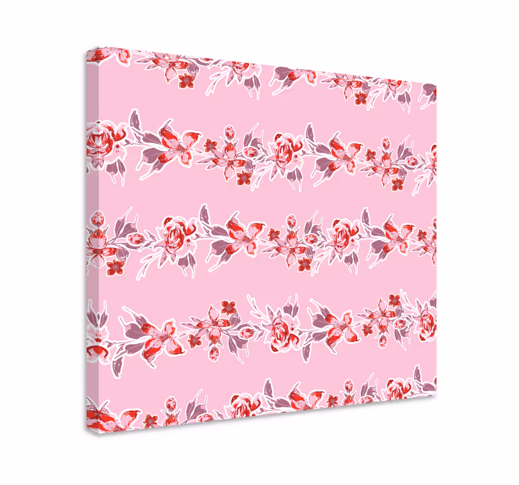 Flowers canvas botanical design artwork - TenStickers