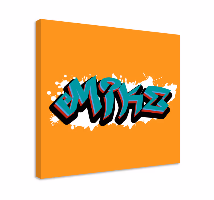 Abc canvas wall art elegant typography design - TenStickers
