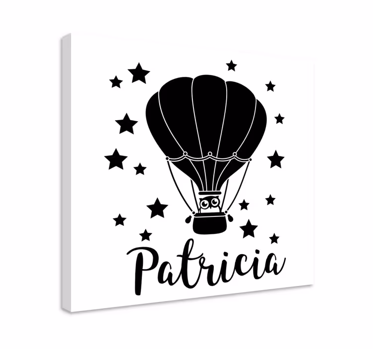 People canvas hot air balloon adventure - TenStickers