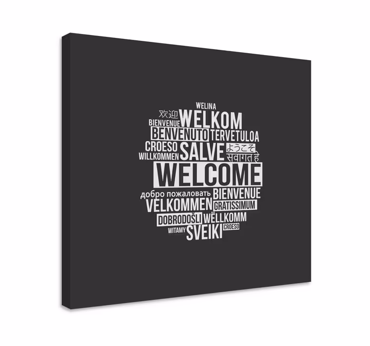 Quote canvas - embrace every moment - TenStickers