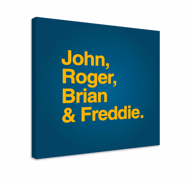 Abc canvas wall art personalized name decor - TenStickers