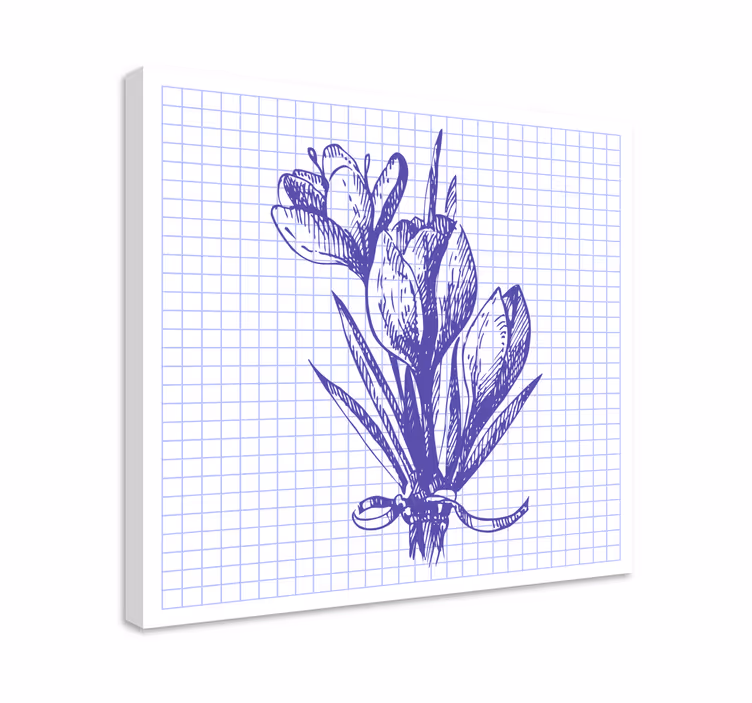 Vibrant Floral Arrangement Flowers  canvas - TenStickers