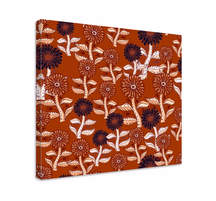 African style sunflower design flower canvas - TenStickers