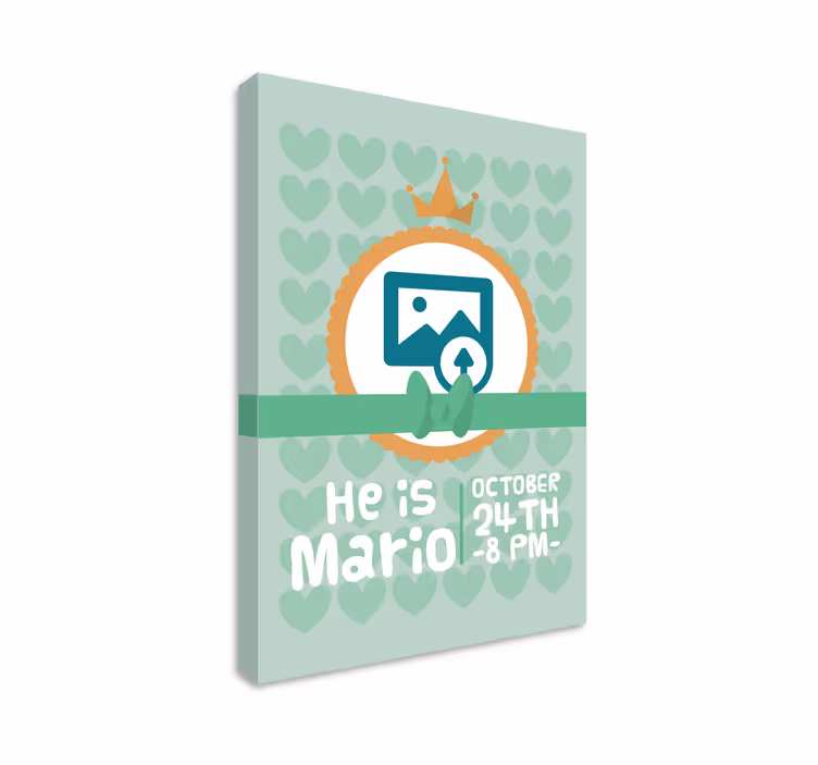 Cocktail canvas he is mario - TenStickers