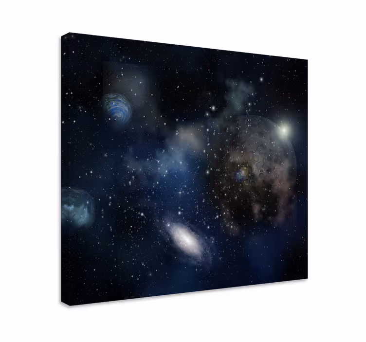 Dancer canvas galaxy exploration design - TenStickers