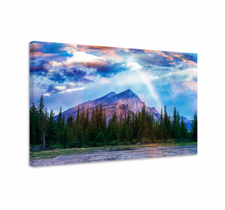 Grand mountain landscape landscape canvas - TenStickers