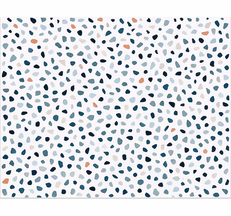 Small colorfull stones kitchen vinyl rug - TenStickers