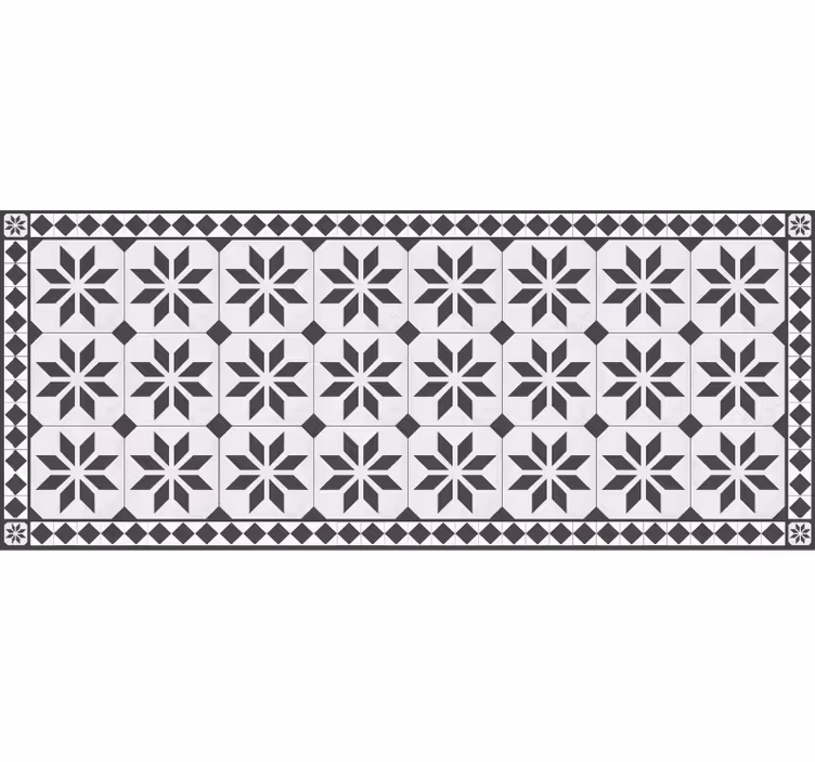 Old Style Carpet mosaic vinyl rug - TenStickers