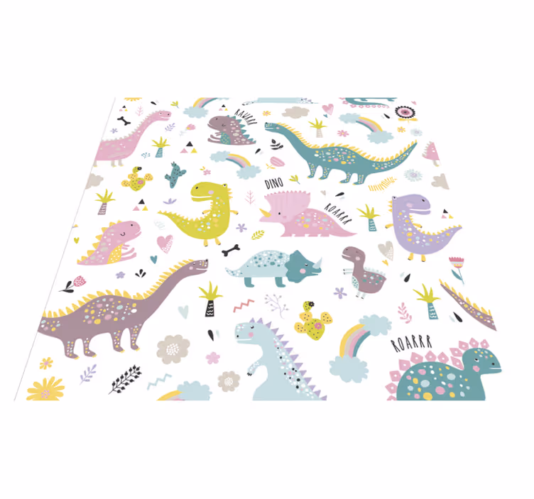 Dinosaur kallax animal vinyl rug - TenStickers
