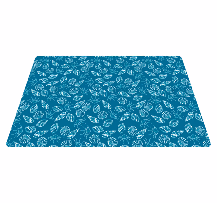 Animal vinyl rug seashell creatures - TenStickers