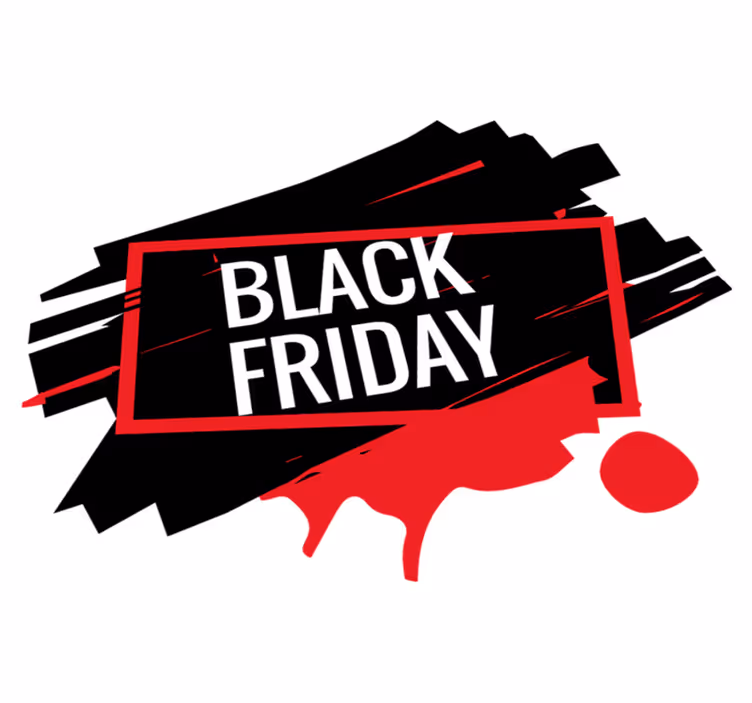 Black friday vinyl rug modern sticker black friday - TenStickers