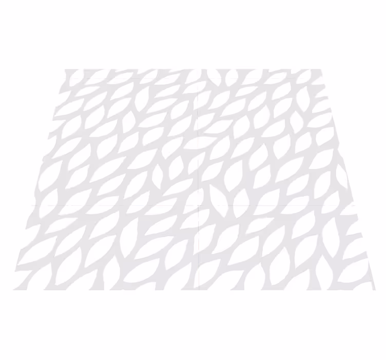 Bedroom vinyl rug with seamless floral design - TenStickers