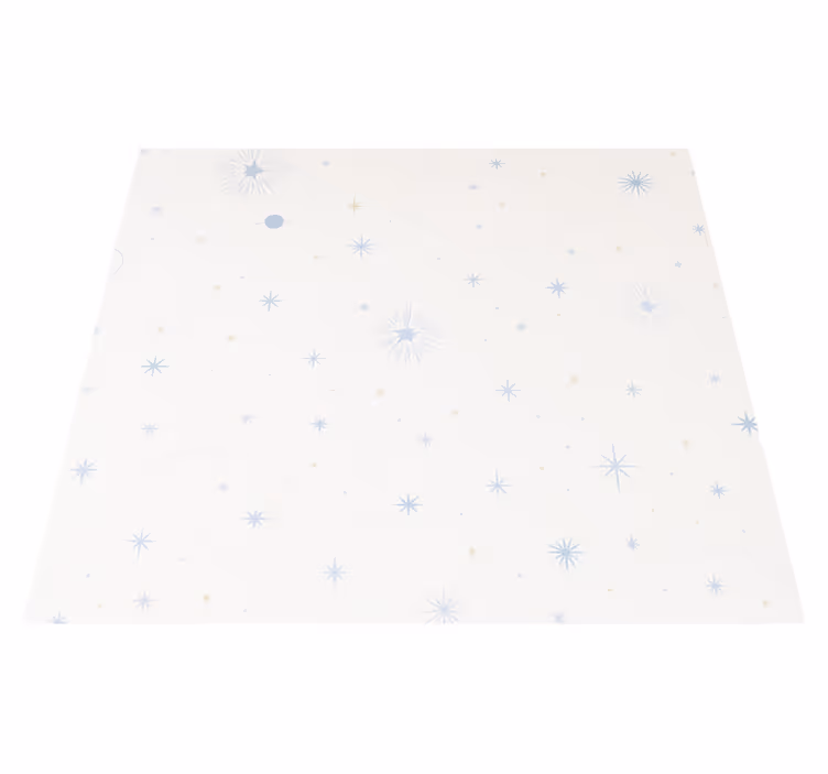 Celestial starburst dream bedroom vinyl rug - TenStickers