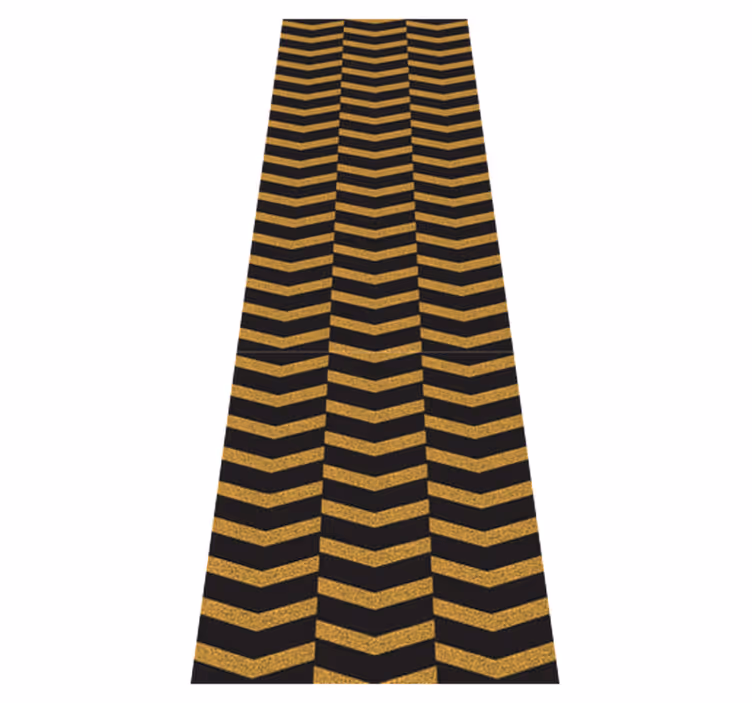 Office vinyl rug marble gold stripes - TenStickers