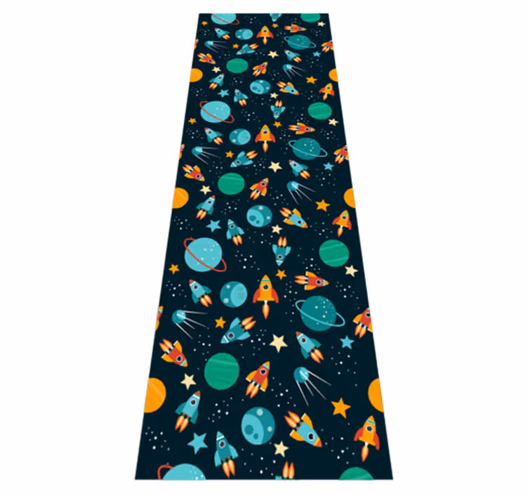 Bedroom vinyl rug cute kids' design space - TenStickers