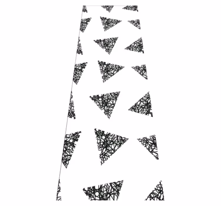Bedroom vinyl rug with unique distressed pieces pattern - TenStickers