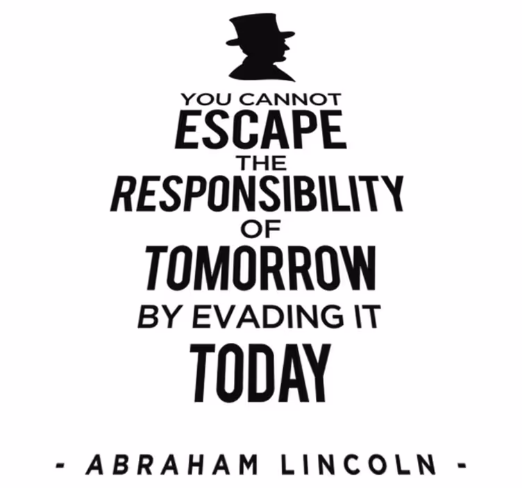 Bedroom vinyl rug with personal responsibility - TenStickers