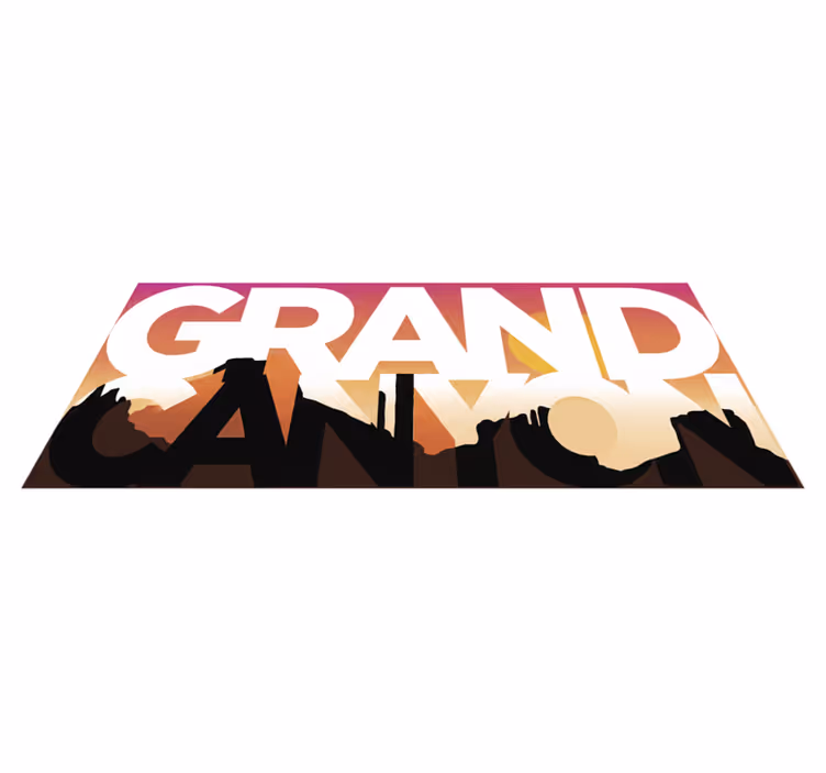 Bedroom vinyl rug grand canyon vinyl rug - TenStickers