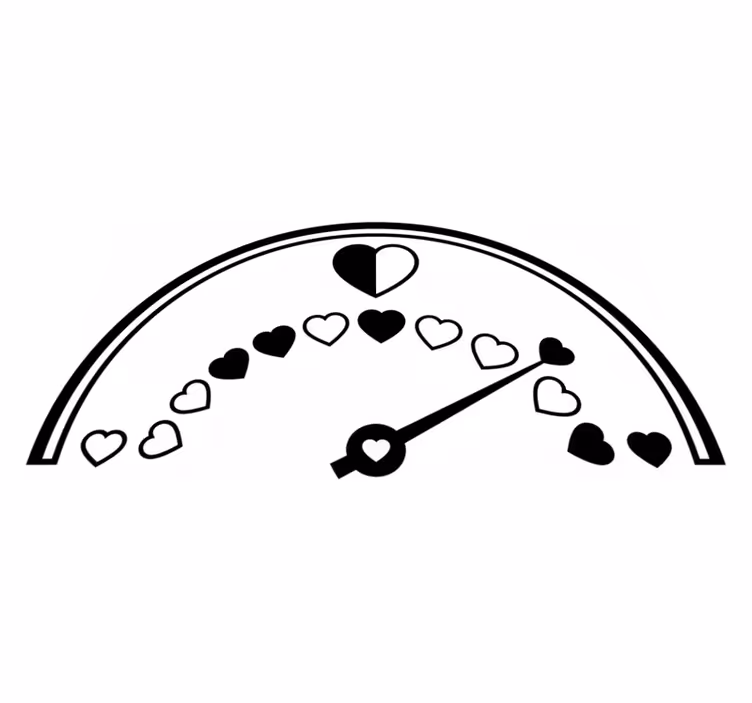 Bedroom vinyl rug love headboard sticker - TenStickers