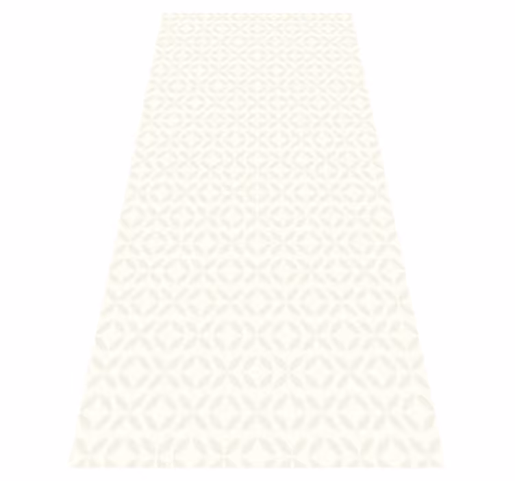 Scandinavian vinyl rug with minimal grey and white pattern - TenStickers