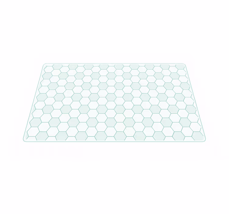 Mosaic vinyl rug in mosaic design - TenStickers
