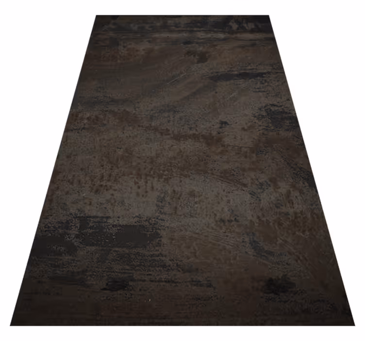 Textured vinyl rug in industrial gray rusty iron - TenStickers
