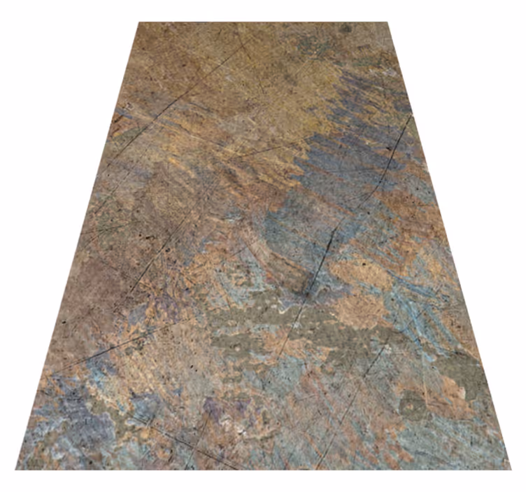 Textured vinyl rug with concrete effect design - TenStickers