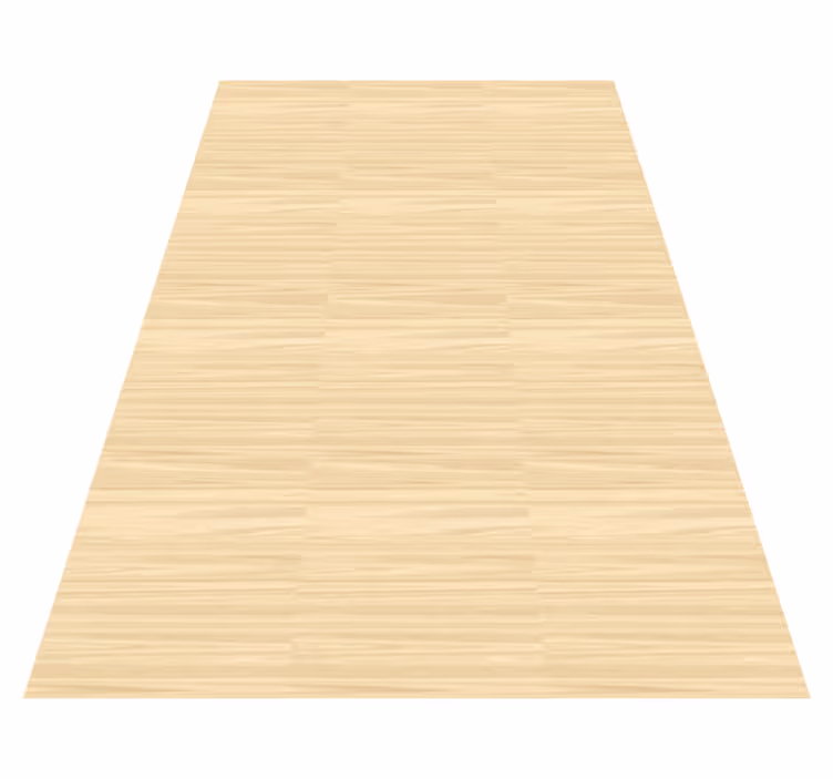 Textured vinyl rug in japandi wood design - TenStickers