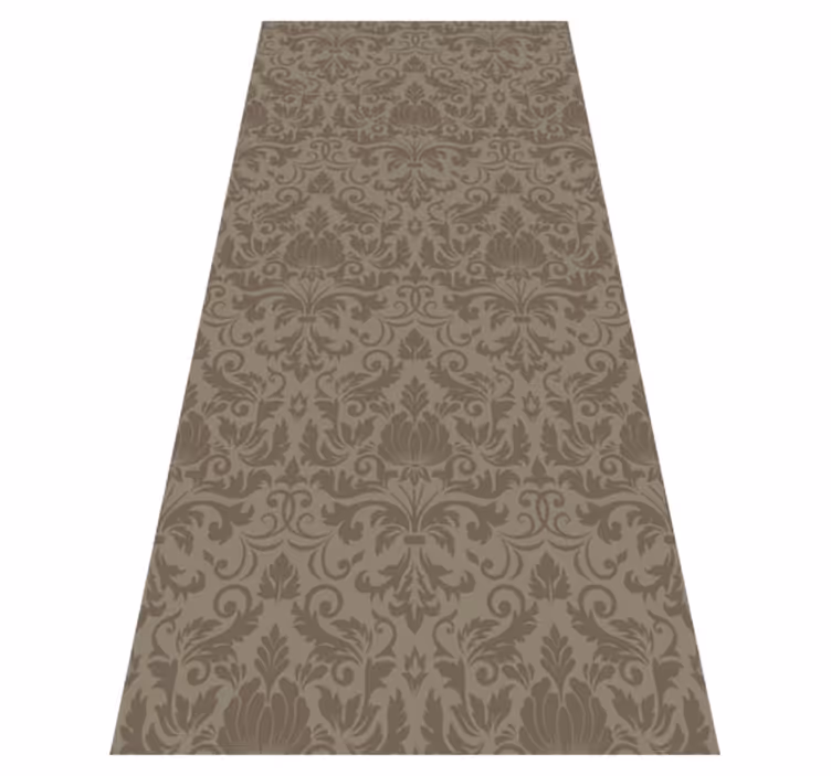 Vintage vinyl rug in velvet flocked style - TenStickers