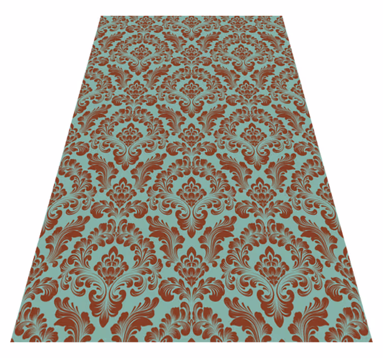 Vintage vinyl rug ormesby hall arsenic - TenStickers