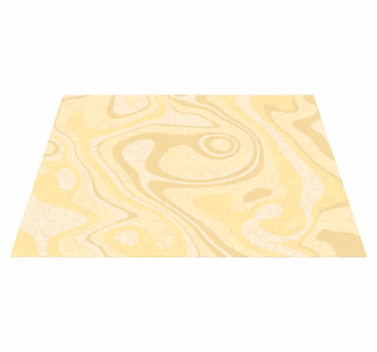 Vintage vinyl rug 70's pop circles - TenStickers